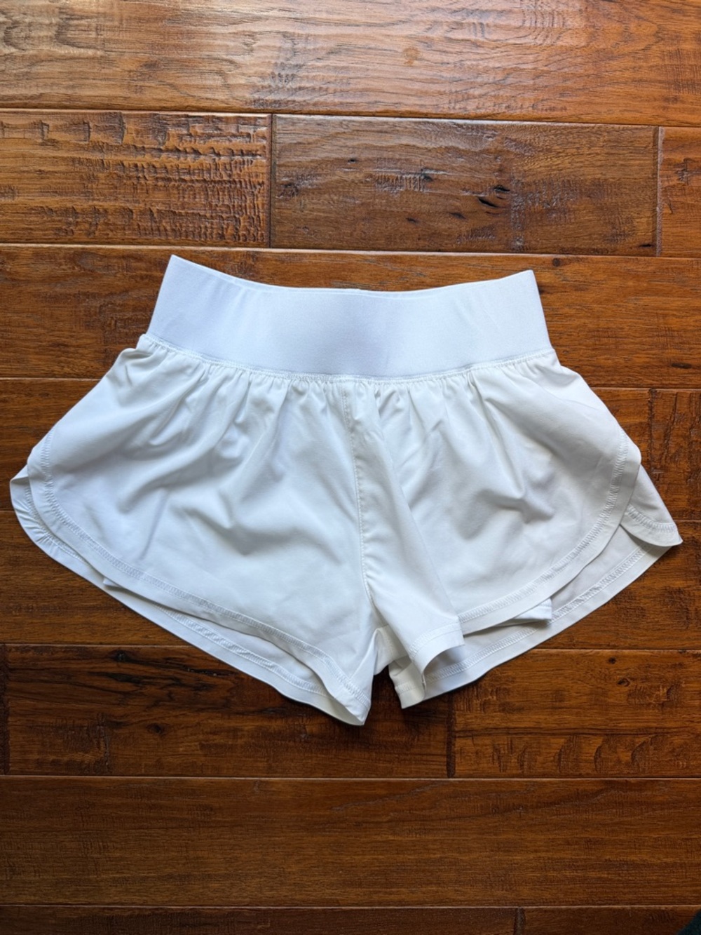 Crewcuts Girls' flutter short in performance jersey, Size 10, White - Picture 8 of 8